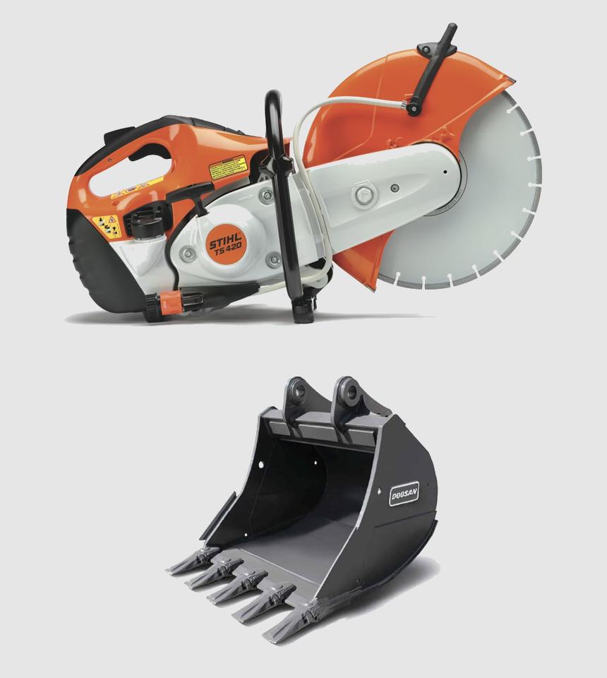 Concrete Saws and Generators